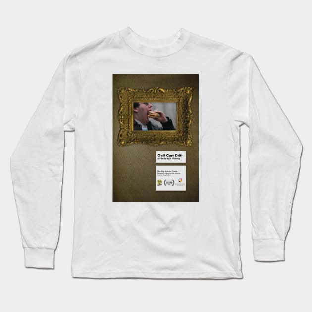 "Golf Cart Drift" by Kyle Ahlberg (Bacon Academy) Long Sleeve T-Shirt by QuietCornerFilmFestival